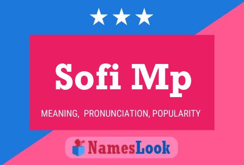 Sofi Mp 名字海报