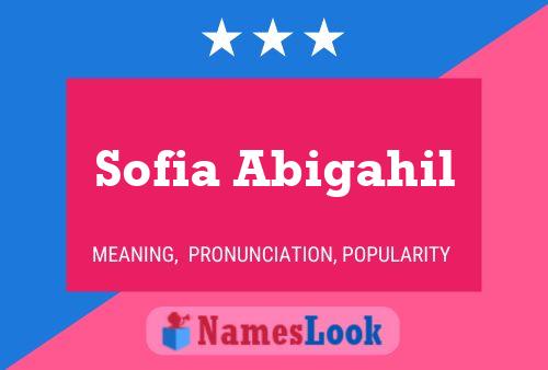 Sofia Abigahil 名字海报