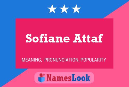 Sofiane Attaf 名字海报