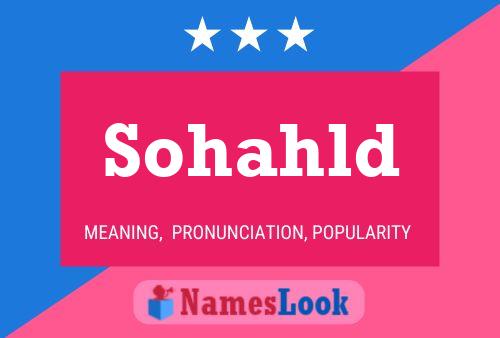 Sohahld 名字海报