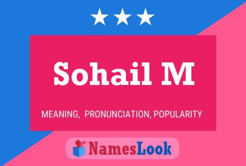 Sohail M 名字海报