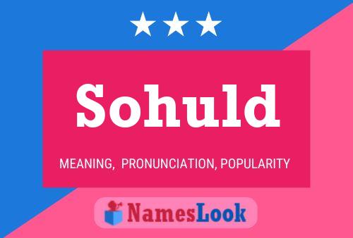 Sohuld 名字海报