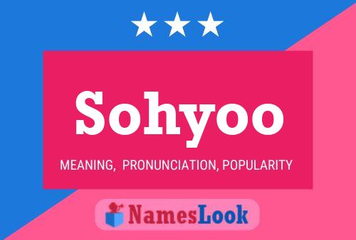 Sohyoo 名字海报