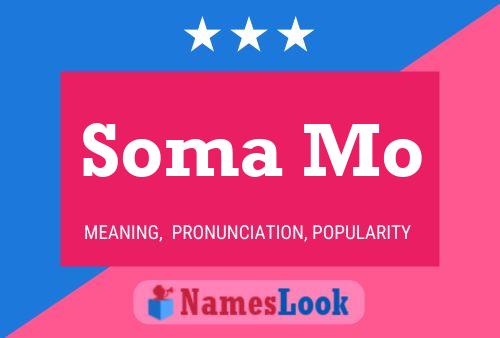 Soma Mo 名字海报