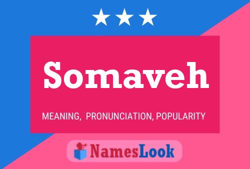 Somaveh 名字海报