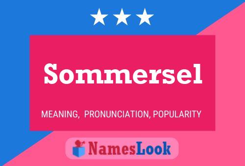 Sommersel 名字海报