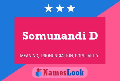 Somunandi D 名字海报