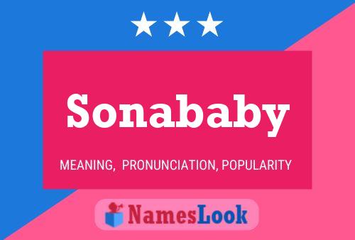 Sonababy 名字海报