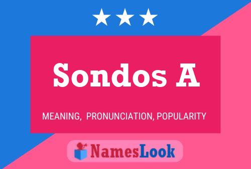 Sondos A 名字海报