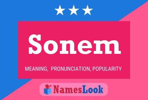 Sonem 名字海报