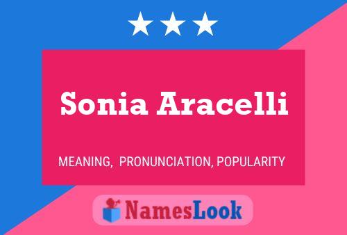 Sonia Aracelli 名字海报