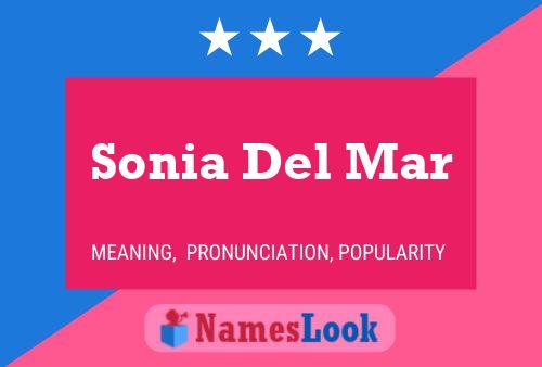 Sonia Del Mar 名字海报