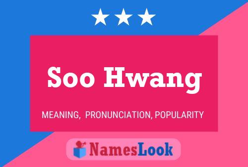 Soo Hwang 名字海报