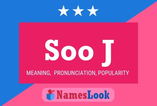 Soo J 名字海报