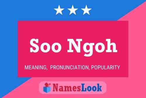 Soo Ngoh 名字海报