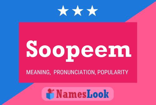 Soopeem 名字海报