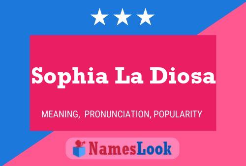 Sophia La Diosa 名字海报