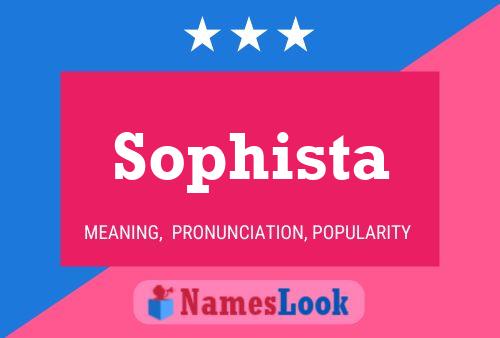 Sophista 名字海报