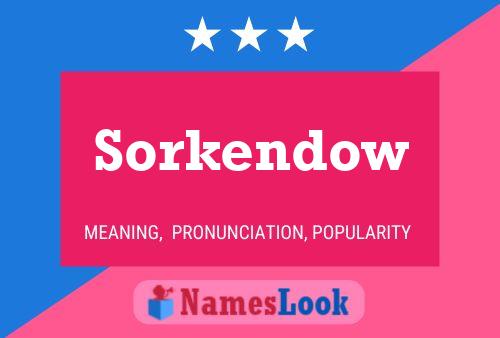 Sorkendow 名字海报