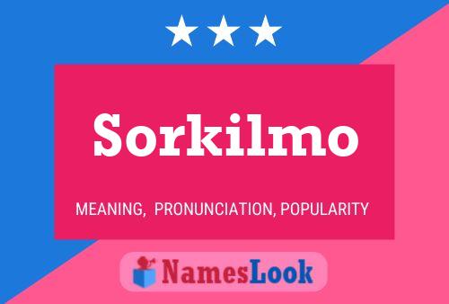 Sorkilmo 名字海报