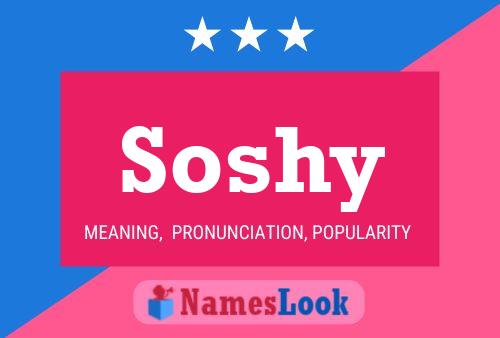 Soshy 名字海报