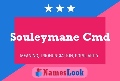 Souleymane Cmd 名字海报