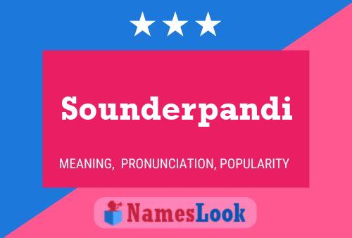 Sounderpandi 名字海报