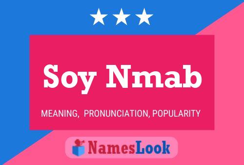 Soy Nmab 名字海报