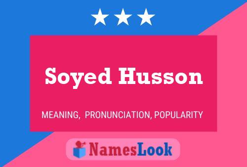 Soyed Husson 名字海报