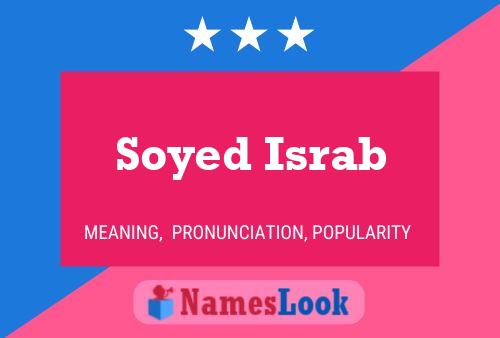 Soyed Israb 名字海报