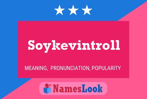 Soykevintroll 名字海报