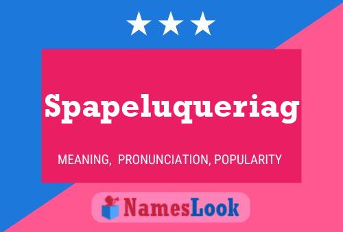 Spapeluqueriag 名字海报