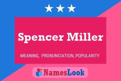 Spencer Miller 名字海报