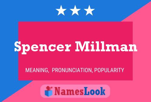 Spencer Millman 名字海报