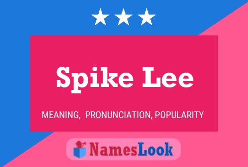 Spike Lee 名字海报