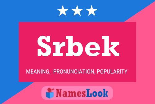 Srbek 名字海报