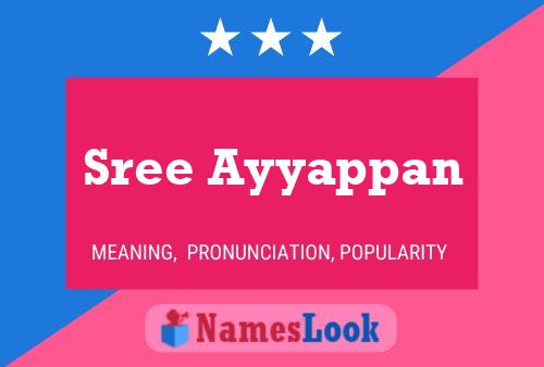 Sree Ayyappan 名字海报