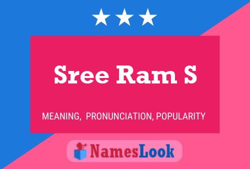 Sree Ram S 名字海报