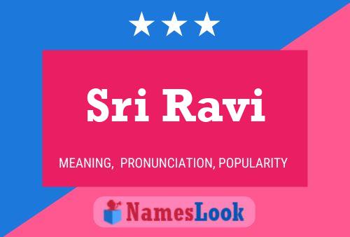 Sri Ravi 名字海报