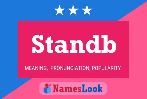 Standb 名字海报