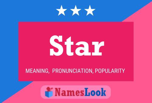 Star 名字海报