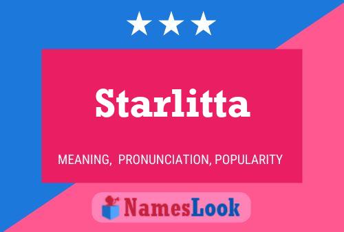 Starlitta 名字海报