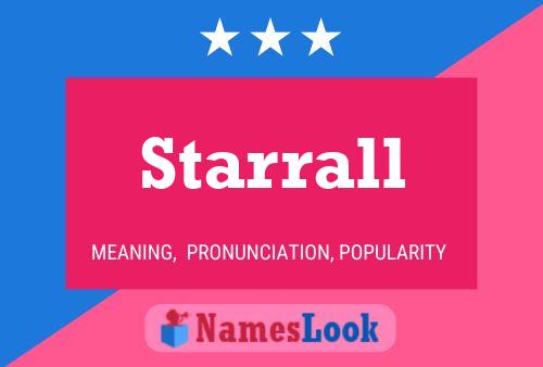 Starrall 名字海报