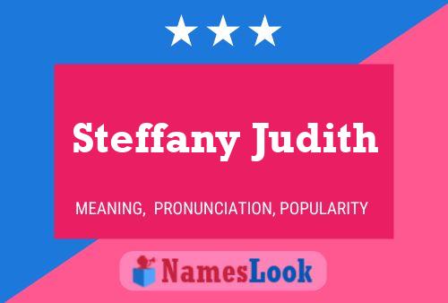 Steffany Judith 名字海报