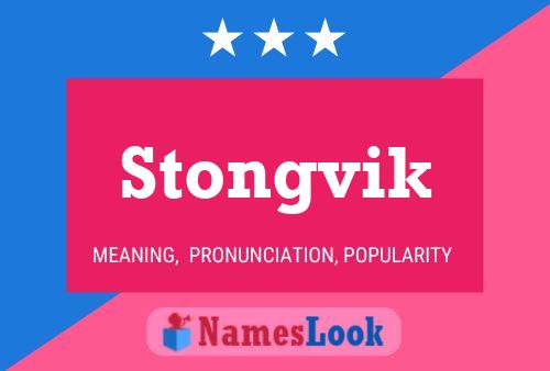 Stongvik 名字海报