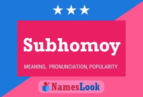 Subhomoy 名字海报