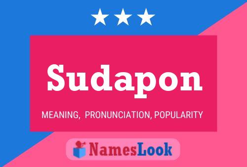 Sudapon 名字海报