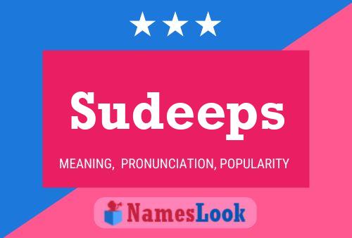 Sudeeps 名字海报