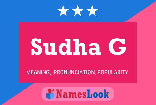 Sudha G 名字海报