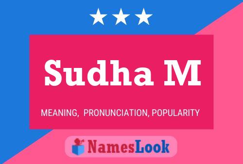 Sudha M 名字海报